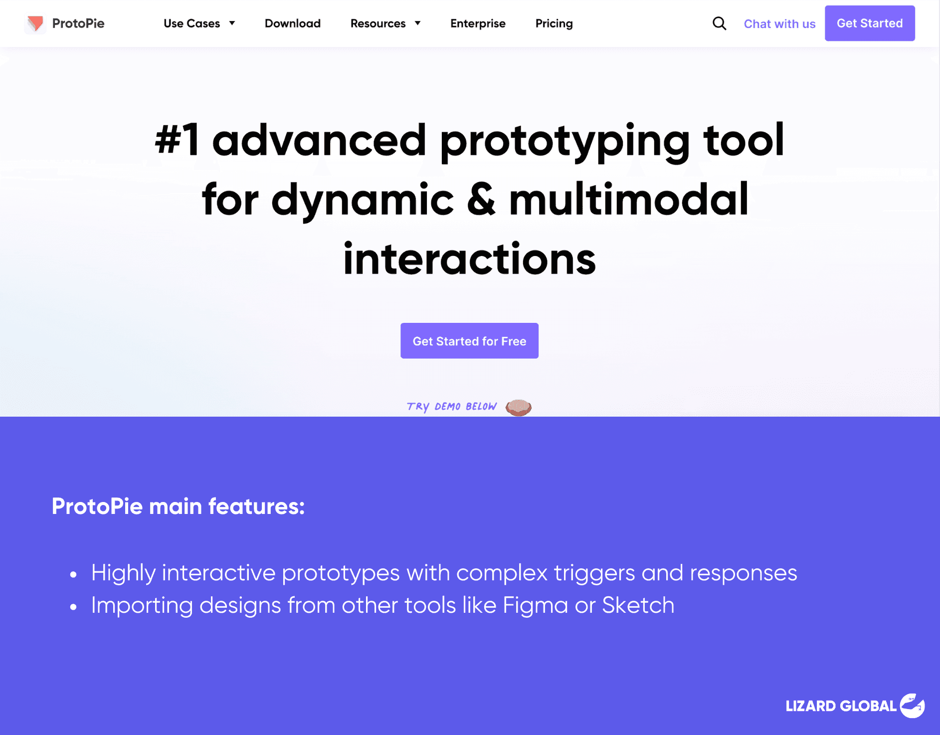 ProtoPie main features 9 Best Prototyping Tools In 2024. Lizard Global