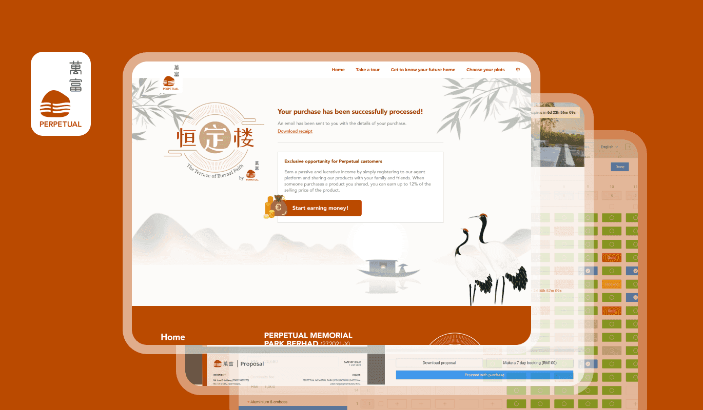 perpetual memorial park chinese cemetery cemetery near me in Malaysia burial plots chinese graveyard lizard global client project portfolio