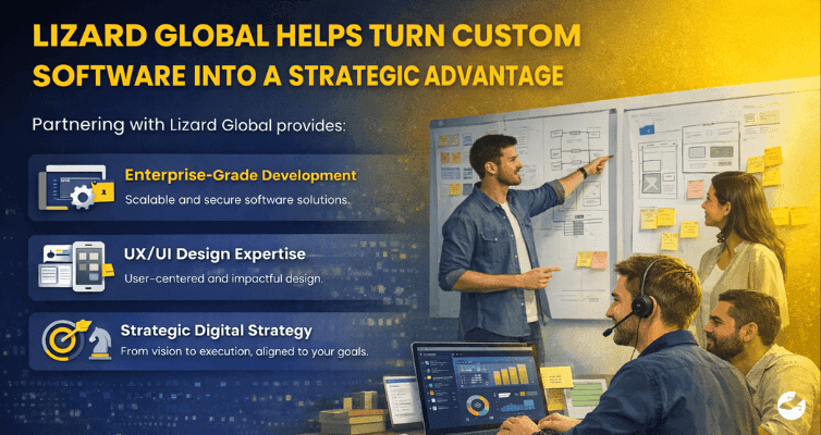 Lizard Global Helps Turn Custom Software Into a Strategic Advantage Custom Software in 2026 When It Becomes a Strategic Advantage